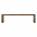 Moes Home Collection 18 x 71 x 15 in. Vintage Bench Bright, Large BT-1001-01
